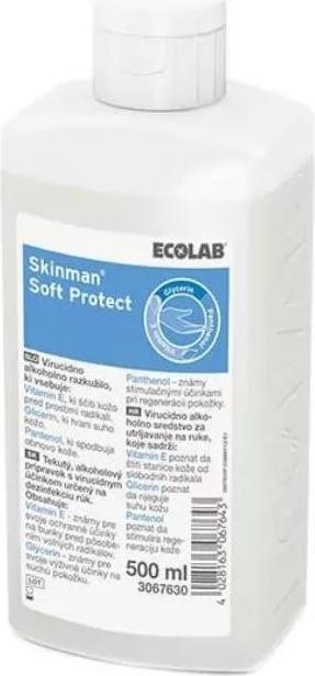 Ecolab SKINMAN SOFT PROTECT viruzide alkoholische Händedesinfektion Fl 500 ml (500 ml)