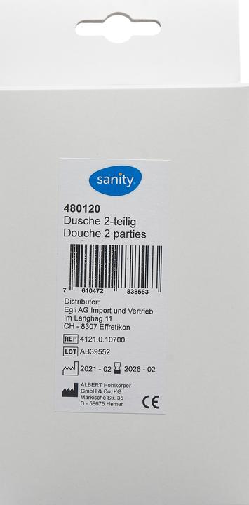 Produktbild Sanity Frauendusche zweiteilig Grösse 11 (347 ml, Intimdusche)