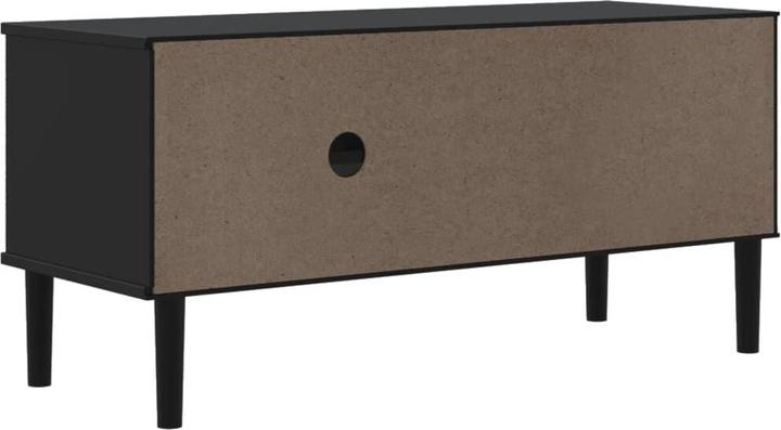 Produktbild VidaXL TV-Schrank SENJA Rattan-Optik Schwarz 106x40x49 cm