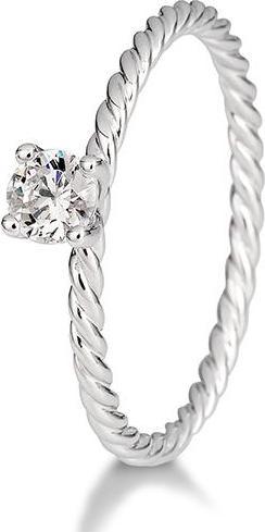 Produktbild Breuning Verlobungsring Kordel (57, 750/18 K Gold)
