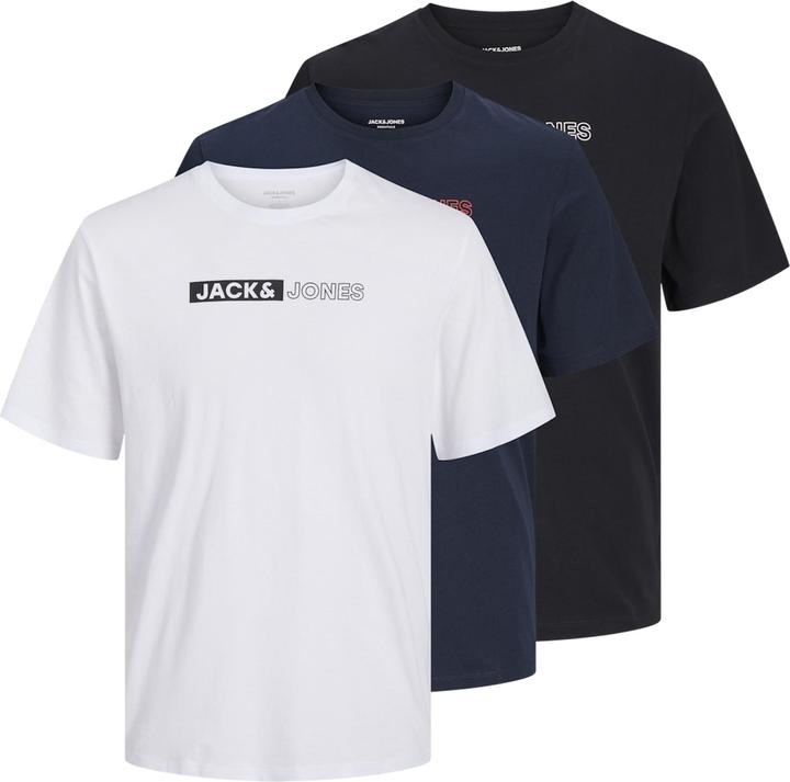 White, Navy, Black