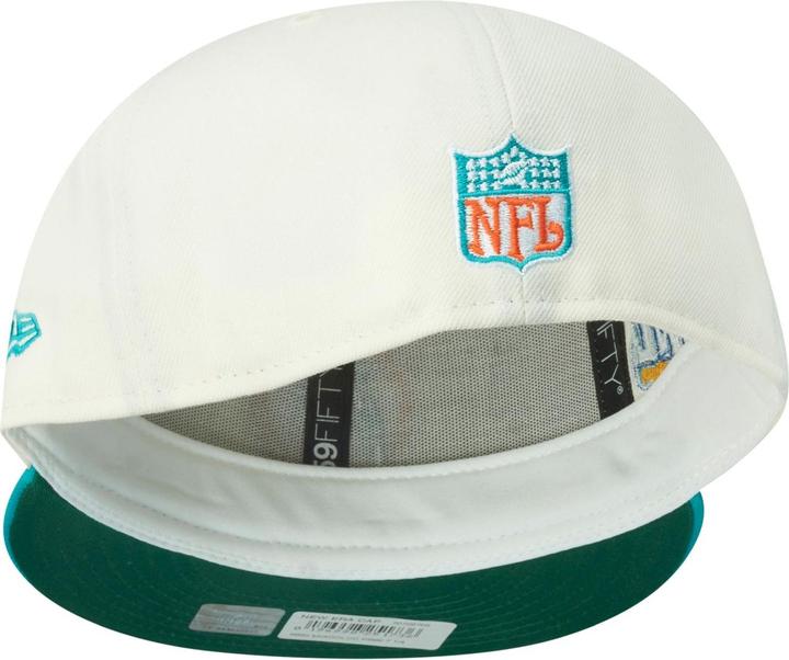 Produktbild New Era 59Fifty Fitted Cap Throwback Miami Dolphins - 7 1/4 (7 1/4)