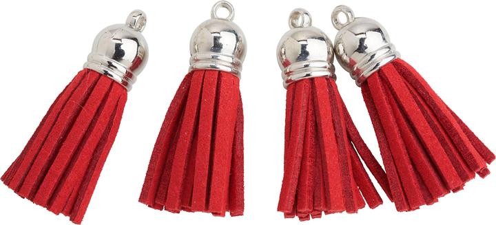 Silver/red