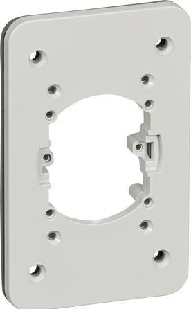 Produktbild LK Opus® 74 Einsatz Zwischenplatte für Steckdose Typ 110H/110L hellgrau.