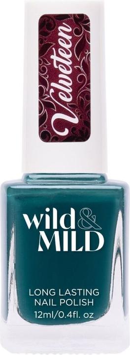 Actual product image Wild & Mild Velveteen Evergreen Nail Polish 12ml (Evergreen, Colour paint)