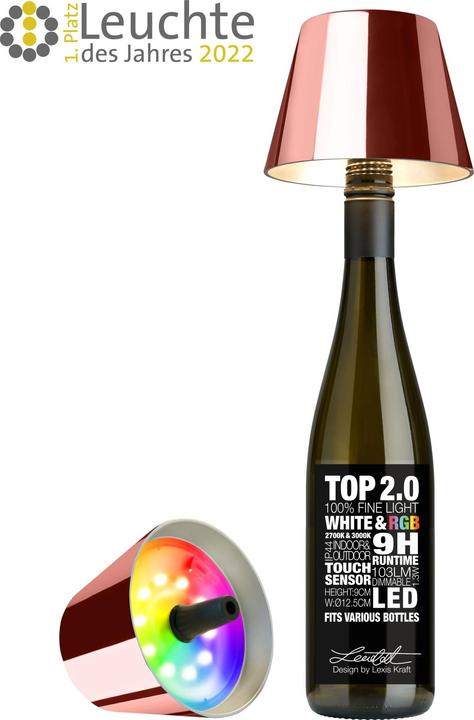 Actual product image Sompex Top 2.0 rose gold RGB (103 lm)