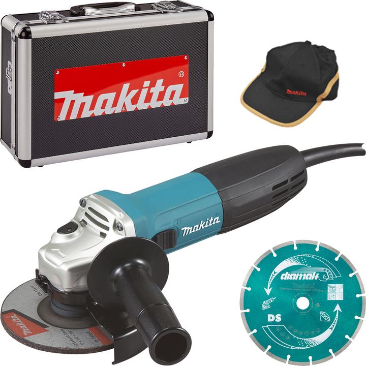 Image du produit Makita Ø 125mm Meuleuse d'angle GA5030RSP1 +accessoires 720 watts (125 mm)