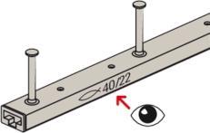 Actual product image Fischer Einlegeschiene FES-H-40/22-P-6070-hdg (1 pcs.)