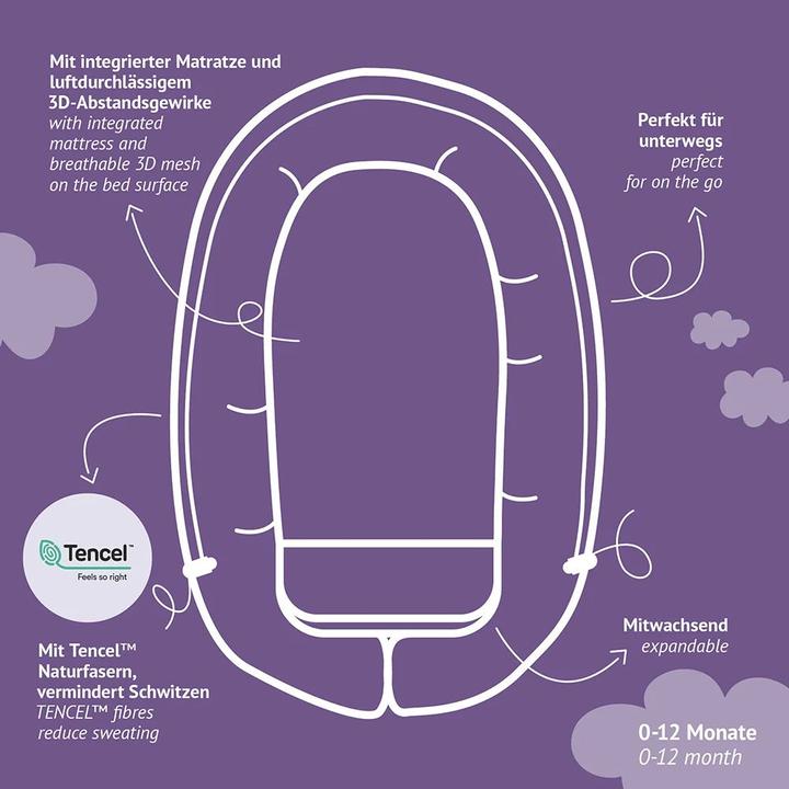 Actual product image Träumeland Baby Nest Premium Naturlieb