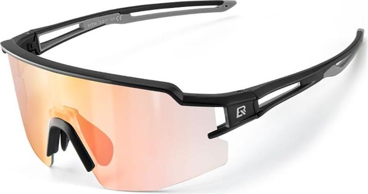 Produktbild Rockbros Cycling Glasses Photochromic UV Protection with Corrective Insert Orange Lenses - Black (Schwarz, Orange)