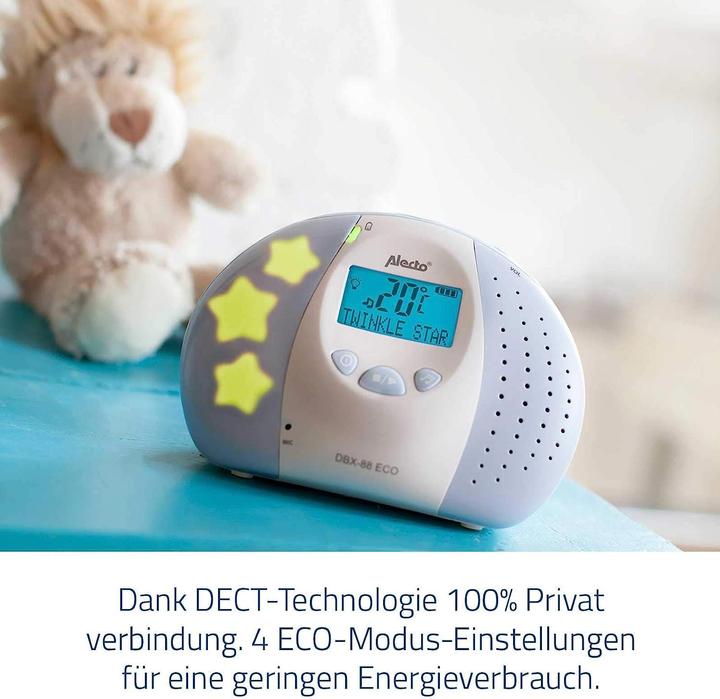 Produktbild Alecto Dbx-88 Eco (Babyphone Audio, 300 m)