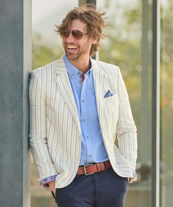 Produktbild Joe Browns Striped Linen Blend Suit Blazer (48)