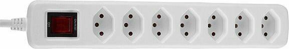 Actual product image Lindy Power strip with switch, CH (7 x, Type 13, 1.40 m)