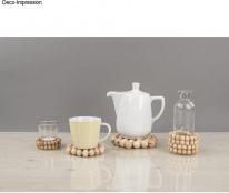 Actual product image Rayher Raw wood balls collection box