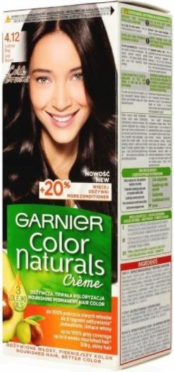 Garnier Color Naturals Creme Hair Coloring Cream 4.12 Ice Bronze (4.12 Ice Bronze)