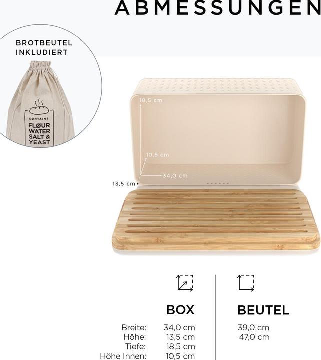 Actual product image Lars Nysøm Bread box with cutting board Glaede