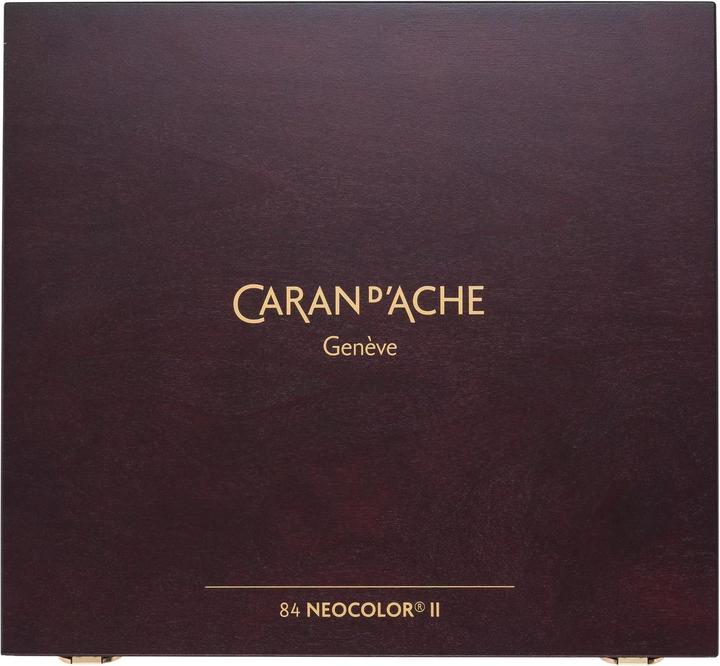 Produktbild Caran d'Ache Neocolor II Aquarelle Holzkoffer (Mehrfarbig, 84 x)