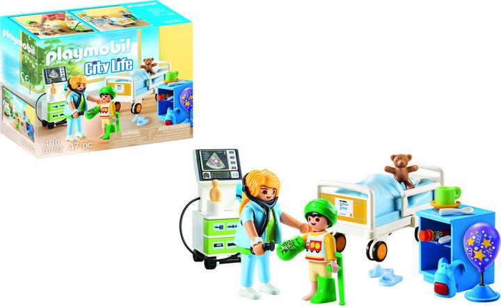 Produktbild Playmobil Kinderkrankenzimmer (70192, Playmobil City Life)
