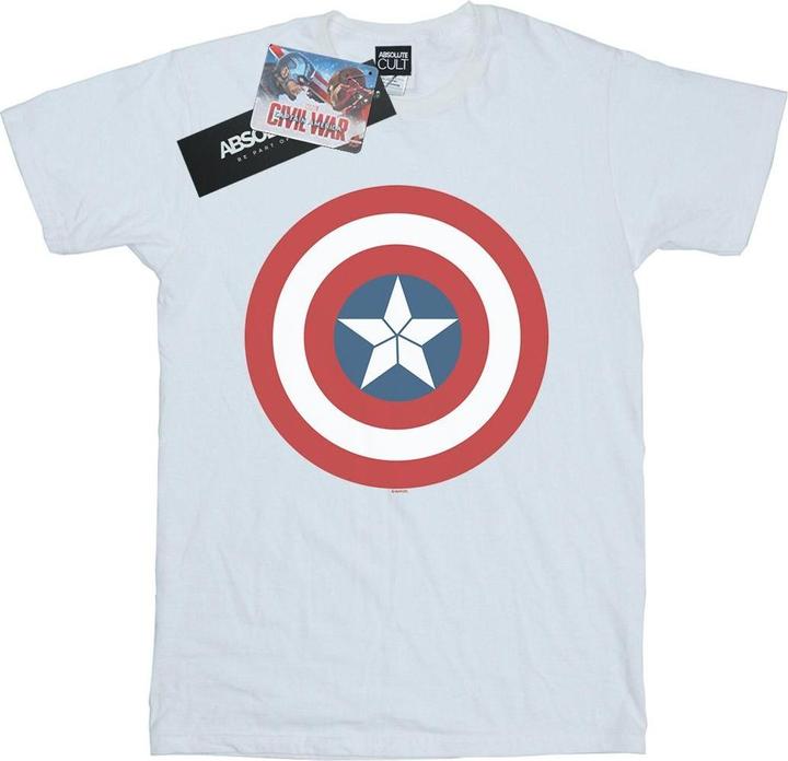 Immagine prodotto Captain America Civil War Shield Maglietta Ragazzi (140, 146)