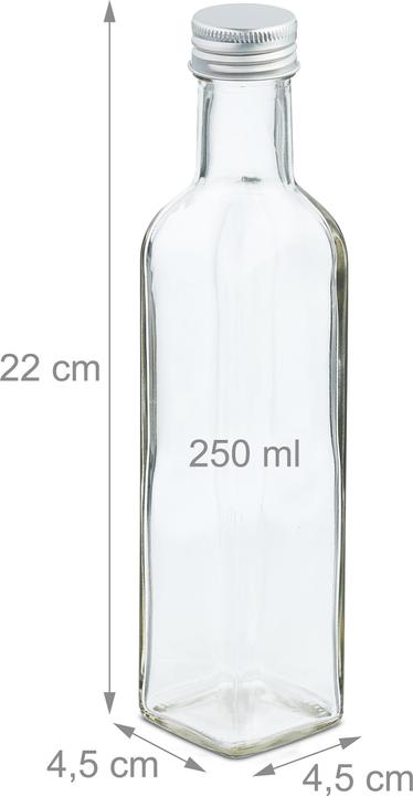 Relaxdays Bottle set (250 ml)