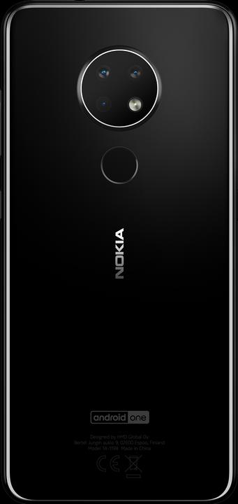 Produktbild Nokia 6.2 (64 GB, Ceramic Black, 6.30", Dual SIM + SD, 16 Mpx, 4G)