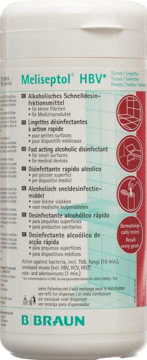 Produktbild Meliseptol Tücher Flächendesinfektion