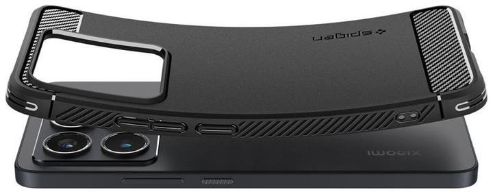 Actual product image Spigen Rugged Armor Xiaomi 14T Pro Case Matte Black (Xiaomi 14T Pro)