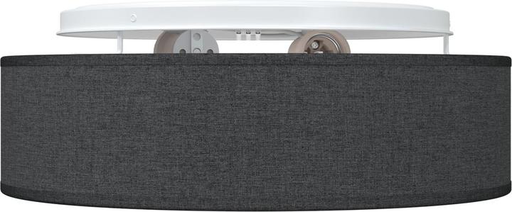 Produktbild VidaXL Deckenlichter Flush Mount Schwarz Ø 38 cm Stoff E27
