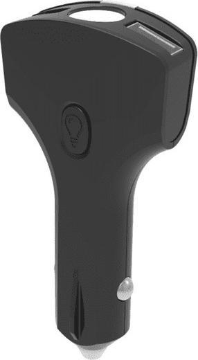 Produktbild Ledwood Chargeur Auto Qc 2 USB Coupe-Ceinture Brise-Vitre Lampe-Sos