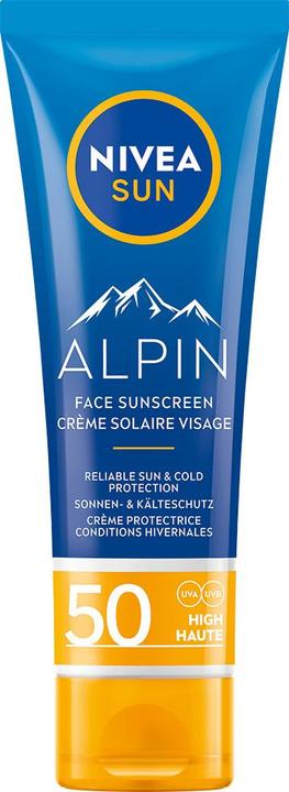 Image du produit NIVEA Sun Alpin Crème solaire pour le visage (Crème solaire visage, SPF 50, 50 ml, 69 g)