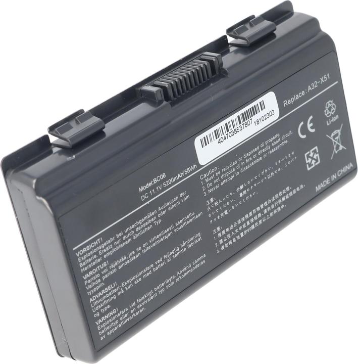 Image du produit ASUS Batterie A32-X51 Batterie T12, X51H (6 cellules, 5200 mAh)