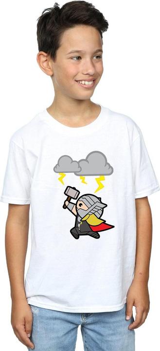 Actual product image Boys Kawaii Thor God Of Thunder T-Shirt (152, 158)