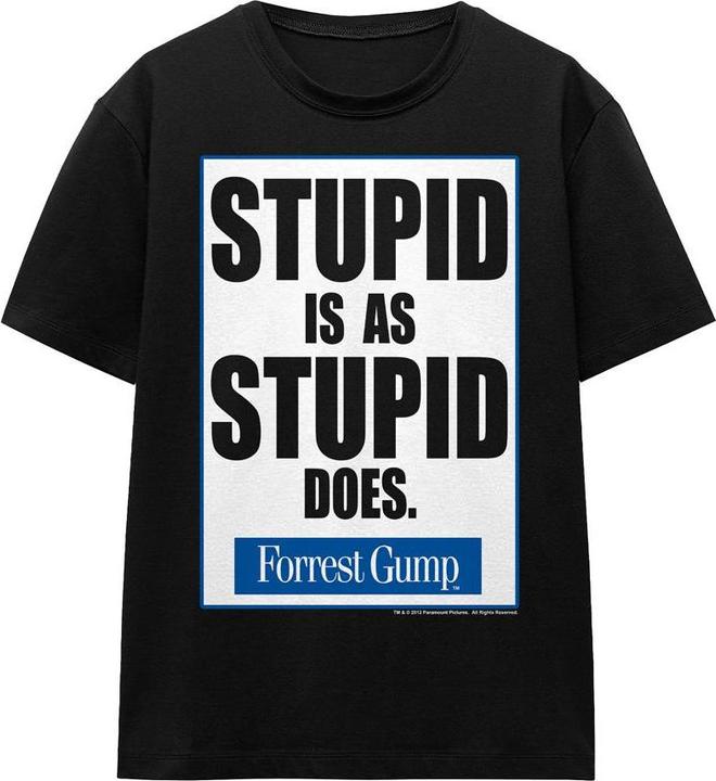 Immagine prodotto Forrest Gump Stupid Is Maglietta Adulto Unisex (XL)