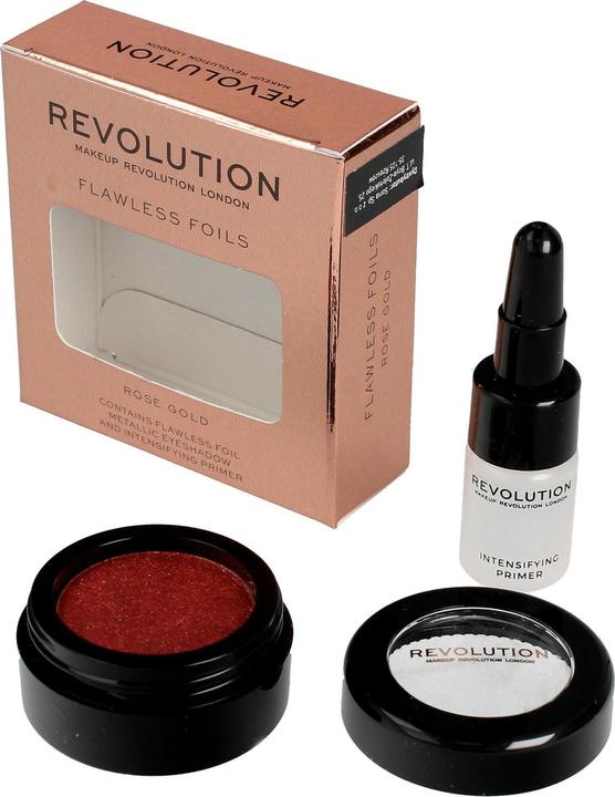 Image du produit Makeup Revolution Ombre à paupières métallique Flawless Foils + base or rose