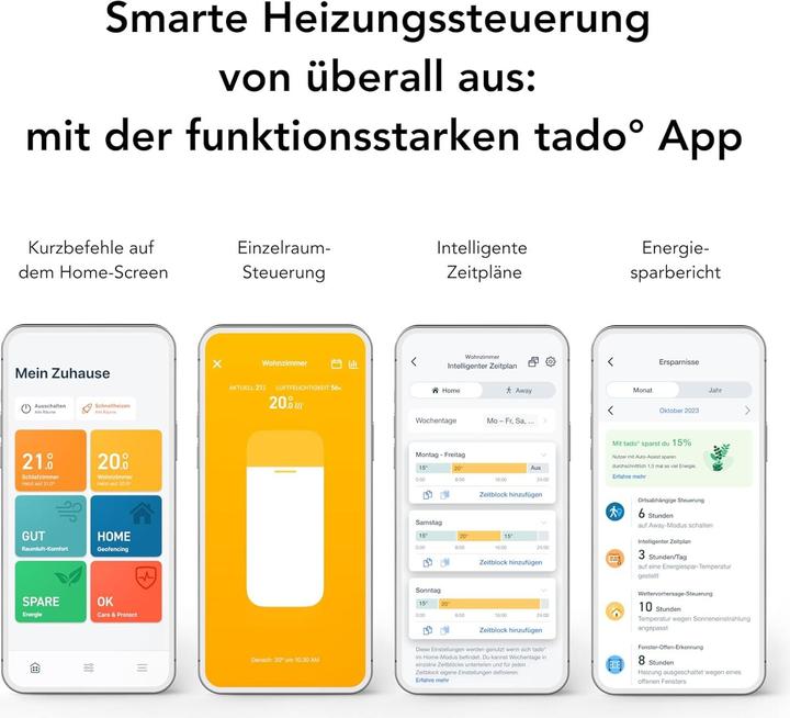 Produktbild tado° Smartes Heizkörperthermostat Starter Kit X