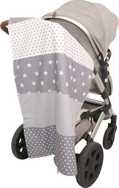 Immagine prodotto Ullenboom Cuddle blanket stars grigio 70 cm x 100 (70 x 100 cm)
