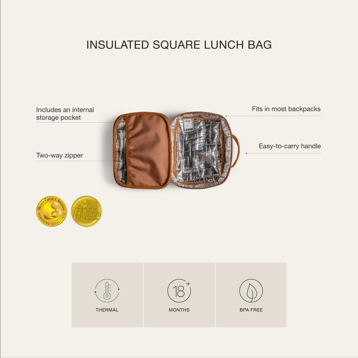 Actual product image Citron Instulated Square Luch Bag Tiger
