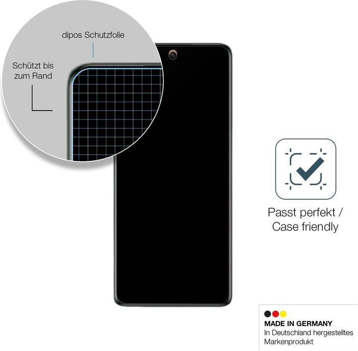 Produktbild Dipos Anti-Shock Displayschutz Matt 9H (1 Stück, Infinix Hot 40i)