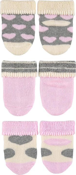 Produktbild Sterntaler Socken 3er Set Herzen Rosa One Size (One Size)