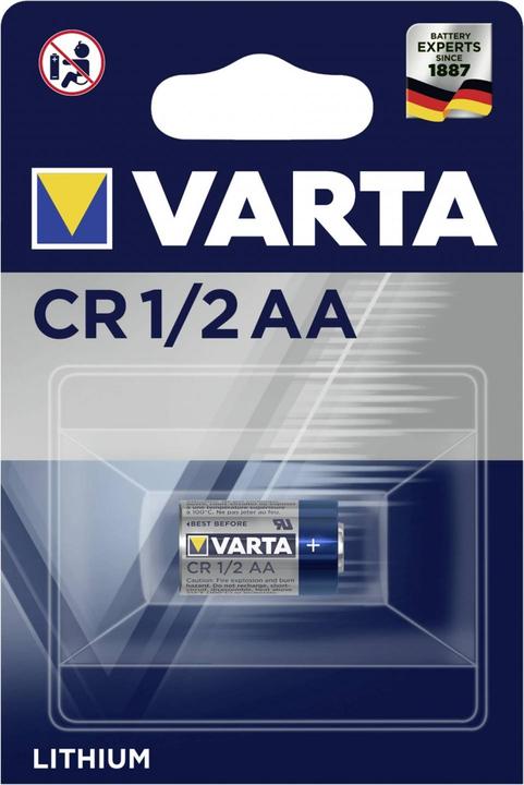 Actual product image Varta CR 1/2 (1 pcs., CR 1/2AA, 700 mAh)