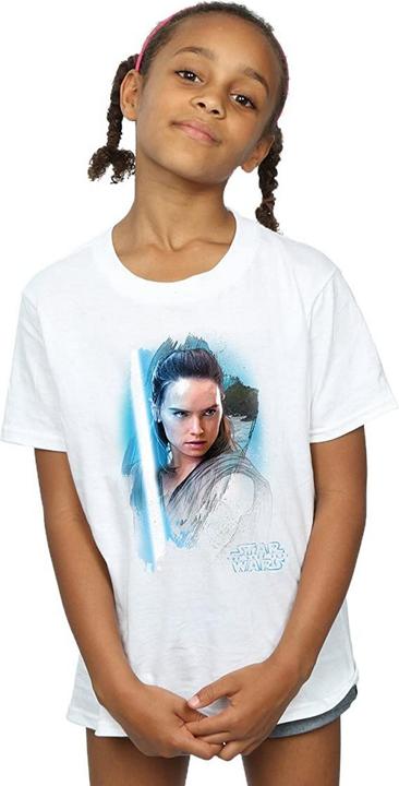 Image du produit Star Wars T-shirt en coton brossé Rey pour fille (140, 146)