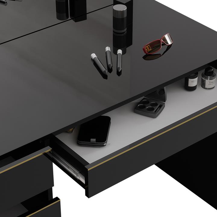 Actual product image Vicco Sherry with lighting (120 x 75 x 55 cm)