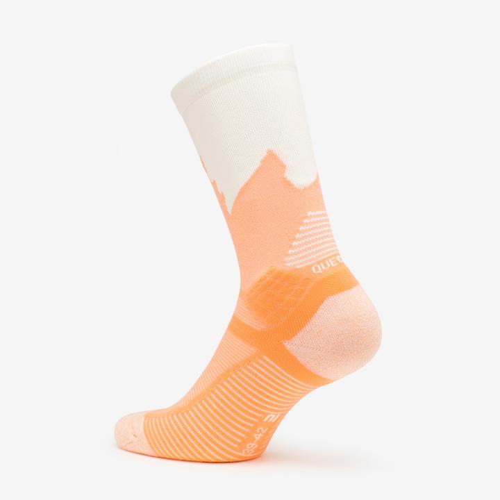 Image du produit Quechua Chaussettes randonnée - hike 500 high gris et abricot x2 paires (39, 42)