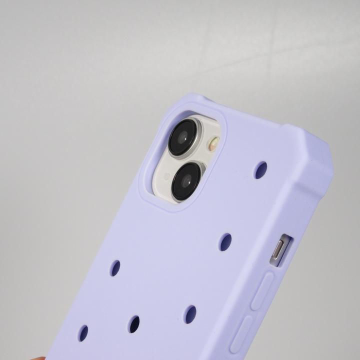 Immagine prodotto PhoneLook Coperchio Coperchio in silicone spesso con fori per l'inserimento di adesivi Azzurro (Apple iPhone 15)