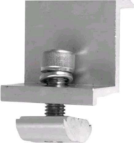V-TAC Bornes de raccordement en aluminium pour le montage de modules solaires photovoltaïques30 mm 4 pcs