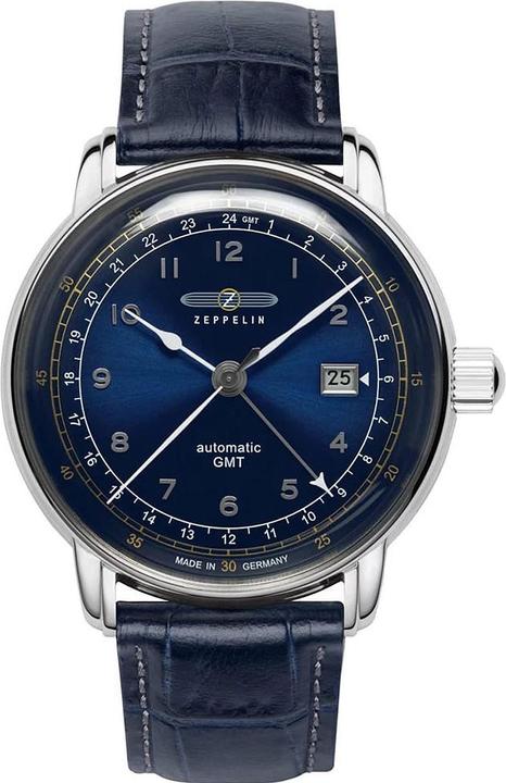 Zeppelin Uhr Uhr LZ129 GMT 7668-3 Automatik (Digitaluhr, 43 mm)