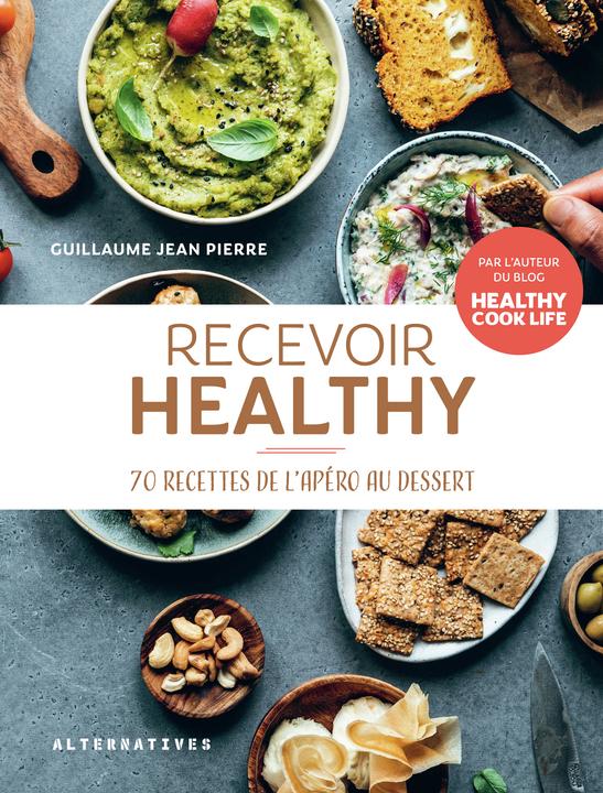 Immagine prodotto Ricevere sano: 70 ricette dall'aperitivo al dessert! (Pierre Guillaume Jean, Francese)
