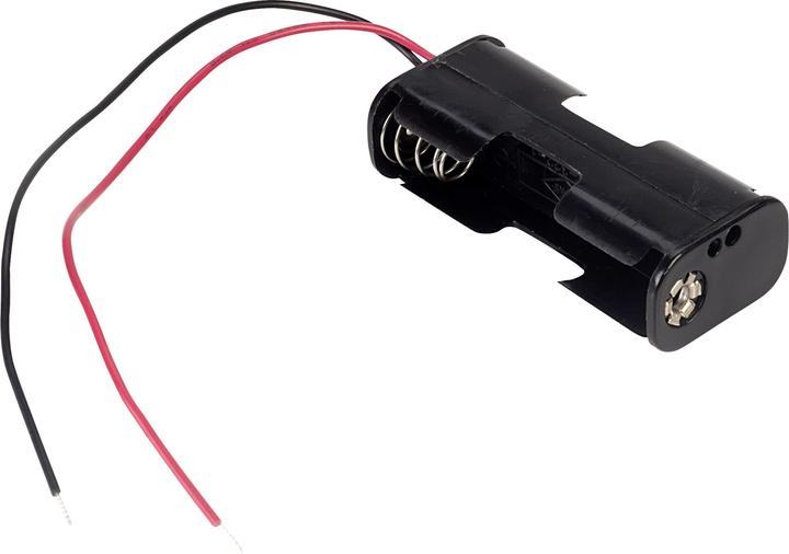 Produktbild Tru Components BH-322-1A Batteriehalter 2x Mignon (AA) Kabel
