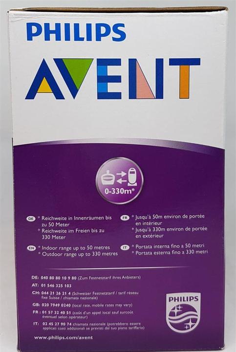 Actual product image Philips Avent Baby Phone SCD585/26 DECT Starry Sky (Video & Audio, 330 m)