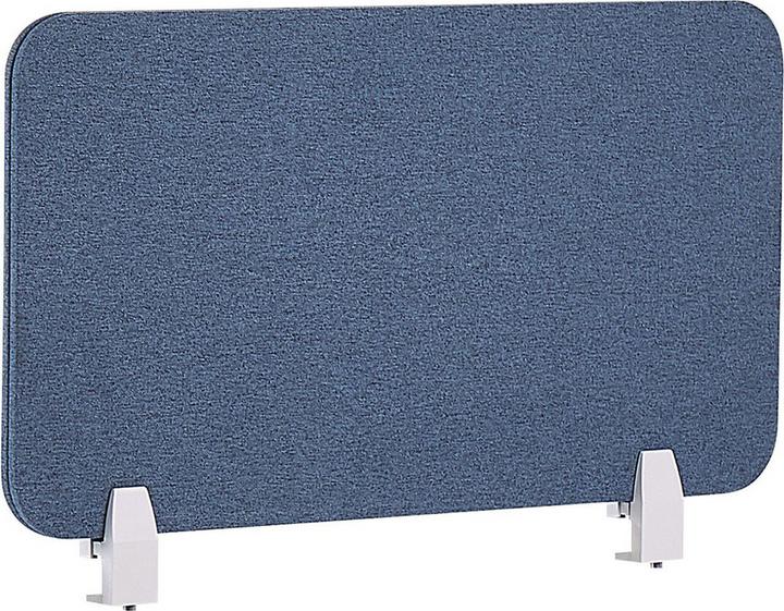 Produktbild Beliani Schreibtischtrennwand blau 72 x 40 cm WALLY (72 x 40 cm)